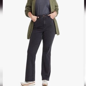 Universal Thread Black Vintage Bootcut Jeans Size 8 High Rise